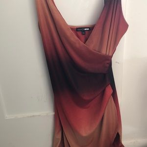 Fashion Nova Ombre Wrap Dress Sz. M